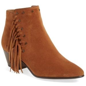 Sam Edelman Rudie Suede Booties Size 8.5